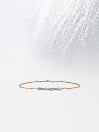 Pulsera de moissanita con diamantes en forma de diamante de 1,83 ct en oro blanco