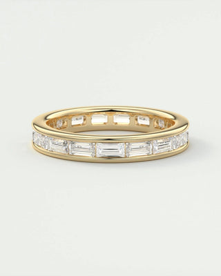 Alliance de mariage avec diamants CVD baguette de 1,87 TCW sertis Chhanle