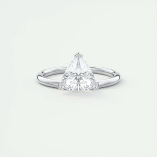 1.5ct Trillion Cut F- VS1 Diamond Solitaire Setting Engagement Ring