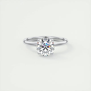 1.5-3.50 CT Round Diamond Solitaire Engagement Ring