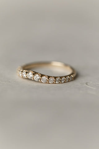 0.55 TCW Round EF- VVS Diamond Eternity Wedding Band