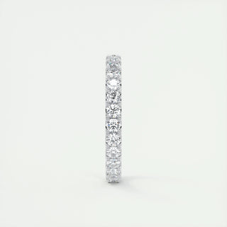 0.84 CT Round EF- VVS Diamond Full Eternity Stackable Wedding Band