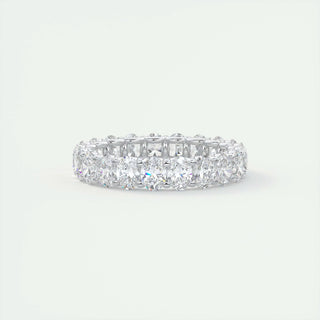 3.15 TCW Oval CVD Diamond Full Eternity Wedding Band