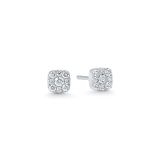 0.25 TCW Round Moissanite Diamond Stud Earrings