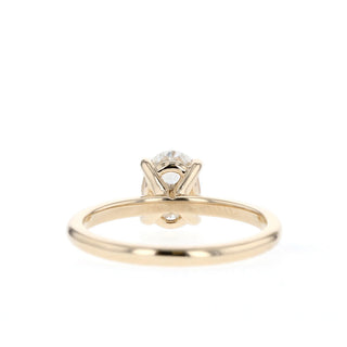 Bague de fiançailles en diamant solitaire ovale de 1,20 ct avec moissanite pour femme