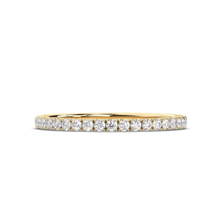 0.37 CT Round E- VS1  Diamond Eternity Setting Wedding Band