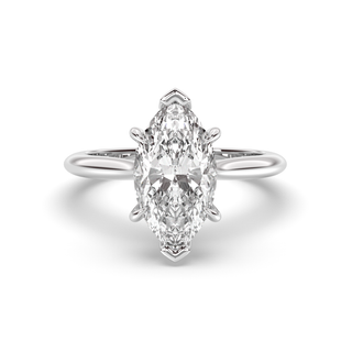 1.0-3.0 CT  Marquise Diamond Solitaire Engagement Ring