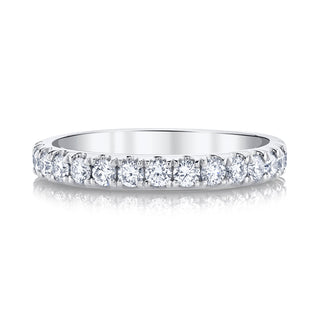 1.07ct Round Cut Channel Full Eternity Moissanite Diamond Wedding Band