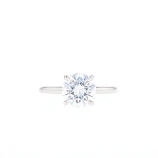 1.50CT Round Solitaire Moissanite Diamond Engagement Ring