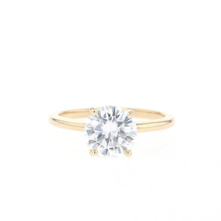 1.50CT Round Solitaire Moissanite Diamond Engagement Ring - ELITE CARAT