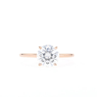 1.50CT Round Solitaire Moissanite Diamond Engagement Ring - ELITE CARAT