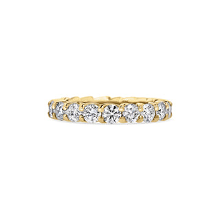 Alliance de mariage empilable ronde de 2,85 ct avec diamants