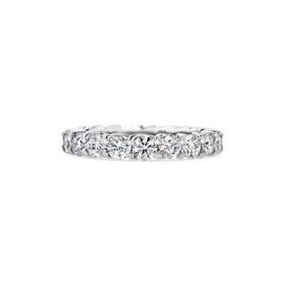 Alliance de mariage empilable ronde de 2,85 ct avec diamants