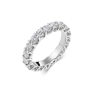 Alliance de mariage empilable ronde de 2,85 ct avec diamants