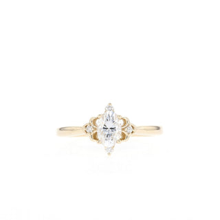 1.20CT Oval Solitaire Vintage Moissanite Diamond Engagement Ring