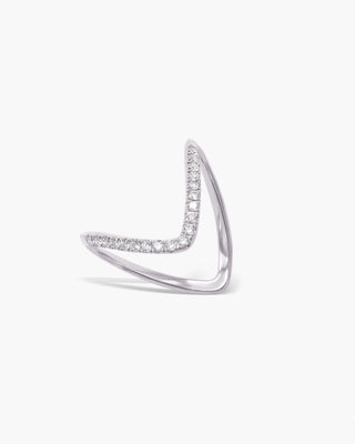 0.27ct Round Cut EF- VVS Diamond Curved Style Wedding Band