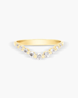 Alliance de mariage en diamants ronds EF-VVS de 0,26 ct