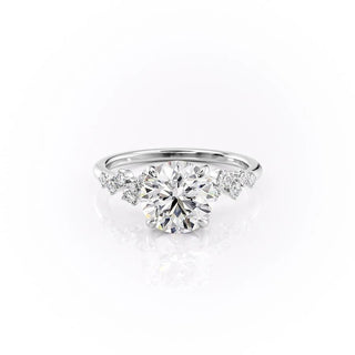 1.60 CT Round Shaped Moissanite Solitaire Engagement Ring