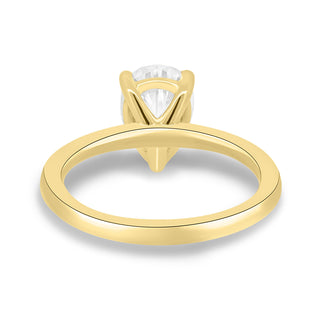 Bague de fiançailles avec diamant solitaire en forme de poire de 1,80 ct de style E/VS1 cultivé en laboratoire