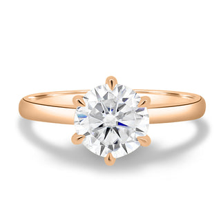 Bague de fiançailles avec diamant solitaire taille ronde G/VS2 de 1,83 ct cultivé en laboratoire