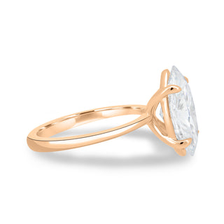 Bague de fiançailles avec diamant solitaire taille marquise de 1,50 à 3,50 ct cultivé en laboratoire