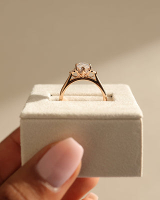 1.50 CT Marquise Cut Moissanite Three Stone Engagement Ring