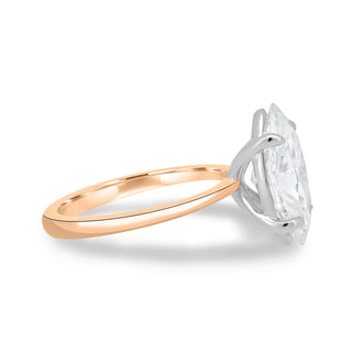 Bague de fiançailles avec diamant solitaire taille marquise de 1,50 ct F/VS1 cultivé en laboratoire