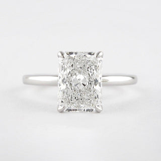 1.80CT Radiant Cut 4 Prongs Moissanite Solitaire Engagement Ring - ELITE CARAT