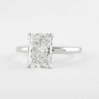 1.80CT Radiant Cut 4 Prongs Moissanite Solitaire Engagement Ring - ELITE CARAT