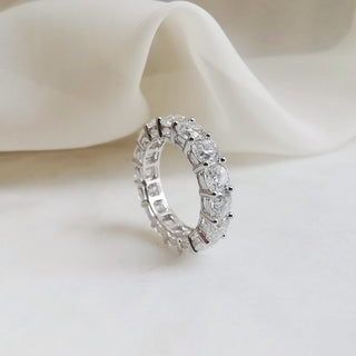 5.20 CT Round Shaped Moissanite Full Eternity Wedding Band