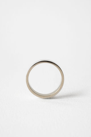 Plain Flat Cigar Wedding Band