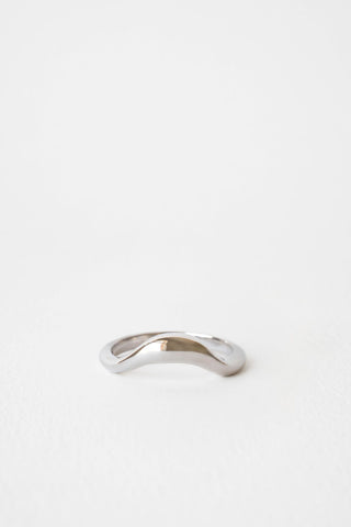 Classic Plain wave Wedding Band