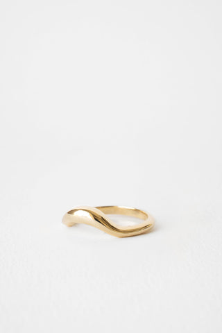 Classic Plain wave Wedding Band