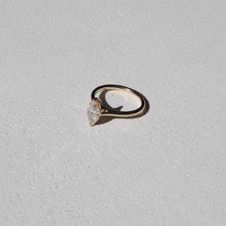 Bague de fiançailles avec solitaire en diamant Marquise E/VS1 CVD de 1,0 ct