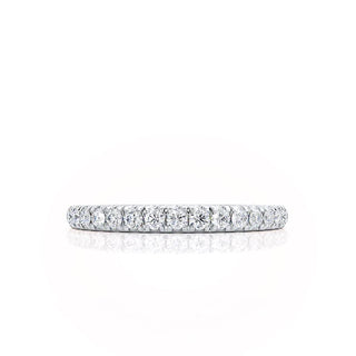 0.21 CT Round Shaped Moissanite Full Eternity Wedding Band