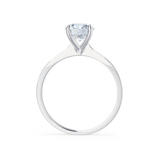 Bague de fiançailles solitaire en moissanite de forme ronde de 1,50 ct