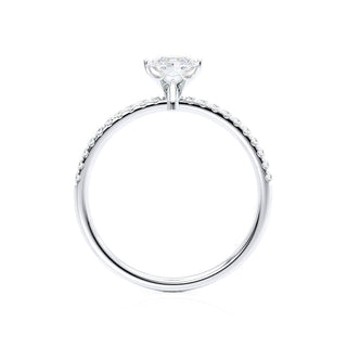 Bague de fiançailles solitaire en forme de marquise avec moissanite de 1,0 ct