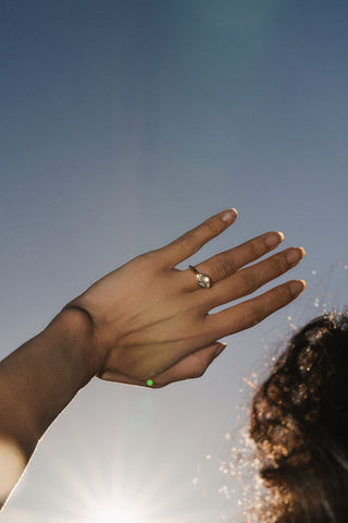 Bague de fiançailles avec halo de diamants ronds CVD de 1,50 à 3,50 ct