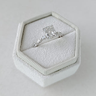 2.0CT Elongated Cushion Moissanite Diamond Engagement Ring - ELITE CARAT