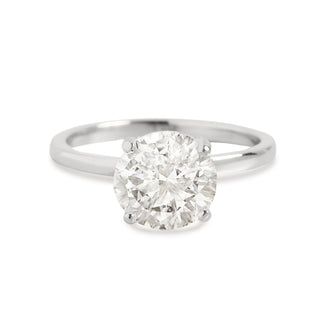 1.30 CT Round Solitaire Style Moissanite Engagement Ring