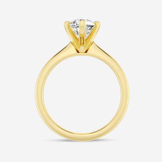 Marquise Cut Moissanite Classic Solitaire Diamond Engagement Ring - ELITE CARAT