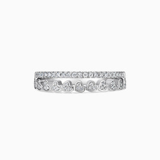 Unique Moissanite Diamond Wedding Band for Women