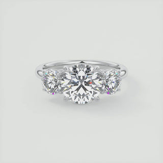 2CT Round Brilliant Cut Moissanite Engagement Ring - ELITE CARAT