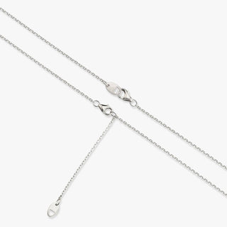 Collier avec diamants ronds F/VS de 0,25 ct cultivés en laboratoire