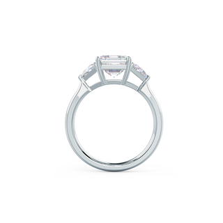 1.80CT Asscher Cut Moissanite Trillion Diamond Engagement Ring - ELITE CARAT