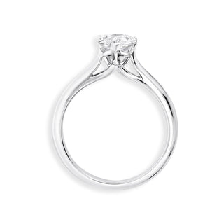 Bague de fiançailles solitaire en diamant CVD en forme de poire de 1,54 à 3,50 ct