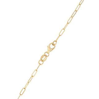 Collier avec pierre de naissance du mois de mai et diamant émeraude rond de 0,45 ct