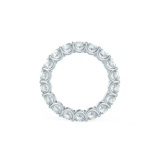 Alliance de mariage en diamant taille brillant rond de 2,7 mm