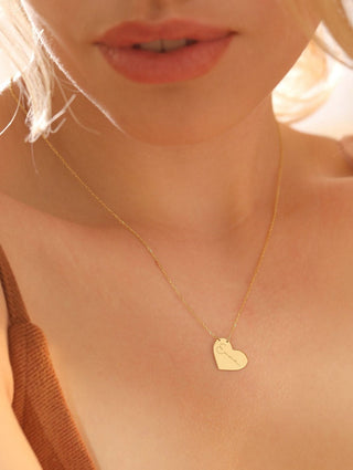 Personalized Heart Shaped Necklace for Her