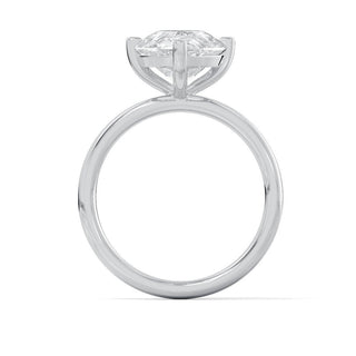 Bague de fiançailles solitaire en diamant CVD en forme de poire de 2,0 CT à 4,0 CT